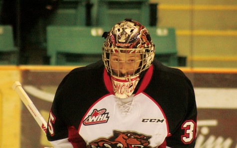Goalie Ty Edmonds is one of three netminders and more than 20 players eligible to return to the Prince George Cougars next season. Bill PHILLIPS/Free Press
