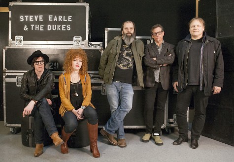 Steve Earle, centre, is coming back to Prince George – and this time he's bringing friends. Steve Earle and the Dukes will be at Vanier Hall on June 26. Photo submitted